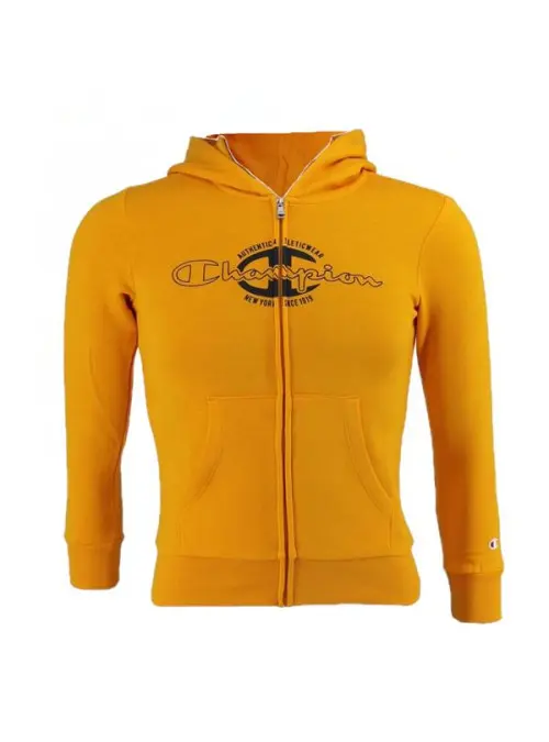 Champion Dziecięca Bluza Hooded Full Zip Sweatshirt 306170YS113 Pomarańczowy | Sklep Monotox