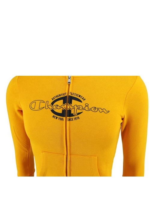 Champion Dziecięca Bluza Hooded Full Zip Sweatshirt 306170YS113 Pomarańczowy | Sklep Monotox