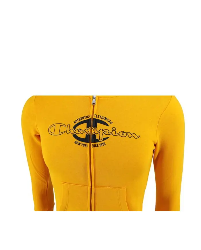 Champion Dziecięca Bluza Hooded Full Zip Sweatshirt 306170YS113 Pomarańczowy | Sklep Monotox