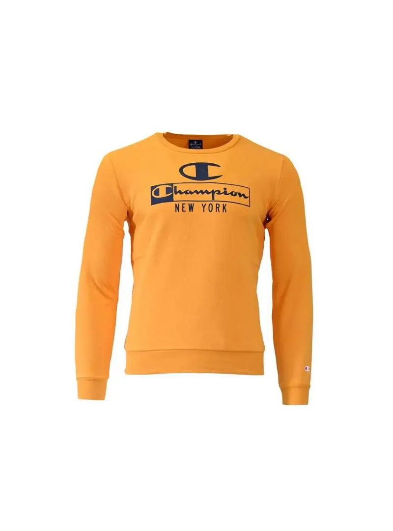 Champion Dziecięca Bluza Crewneck Sweatshirt 306172YS113 Żółty | Sklep Monotox