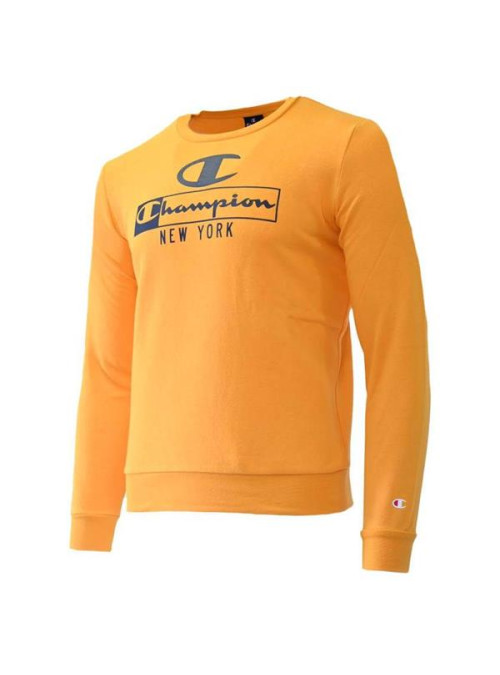 Champion Dziecięca Bluza Crewneck Sweatshirt 306172YS113 Żółty | Sklep Monotox