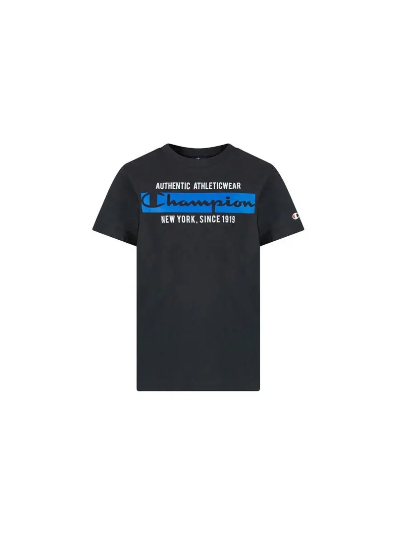 Champion Dziecięcy T-shirt Crewneck T-shirt 306174KK001 Czarny | Sklep Monotox