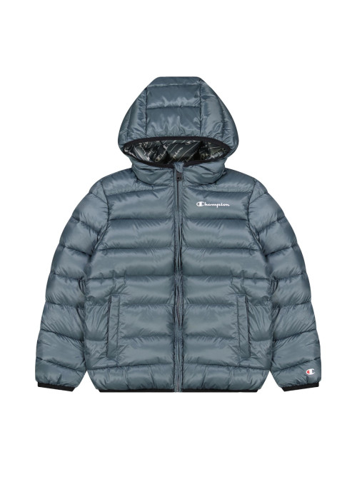 Champion Dziecięca Kurtka Hooded Jacket 306197ES017 Granatowy | Sklep Monotox