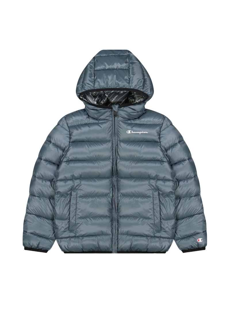 Champion Dziecięca Kurtka Hooded Jacket 306197ES017 Granatowy | Sklep Monotox