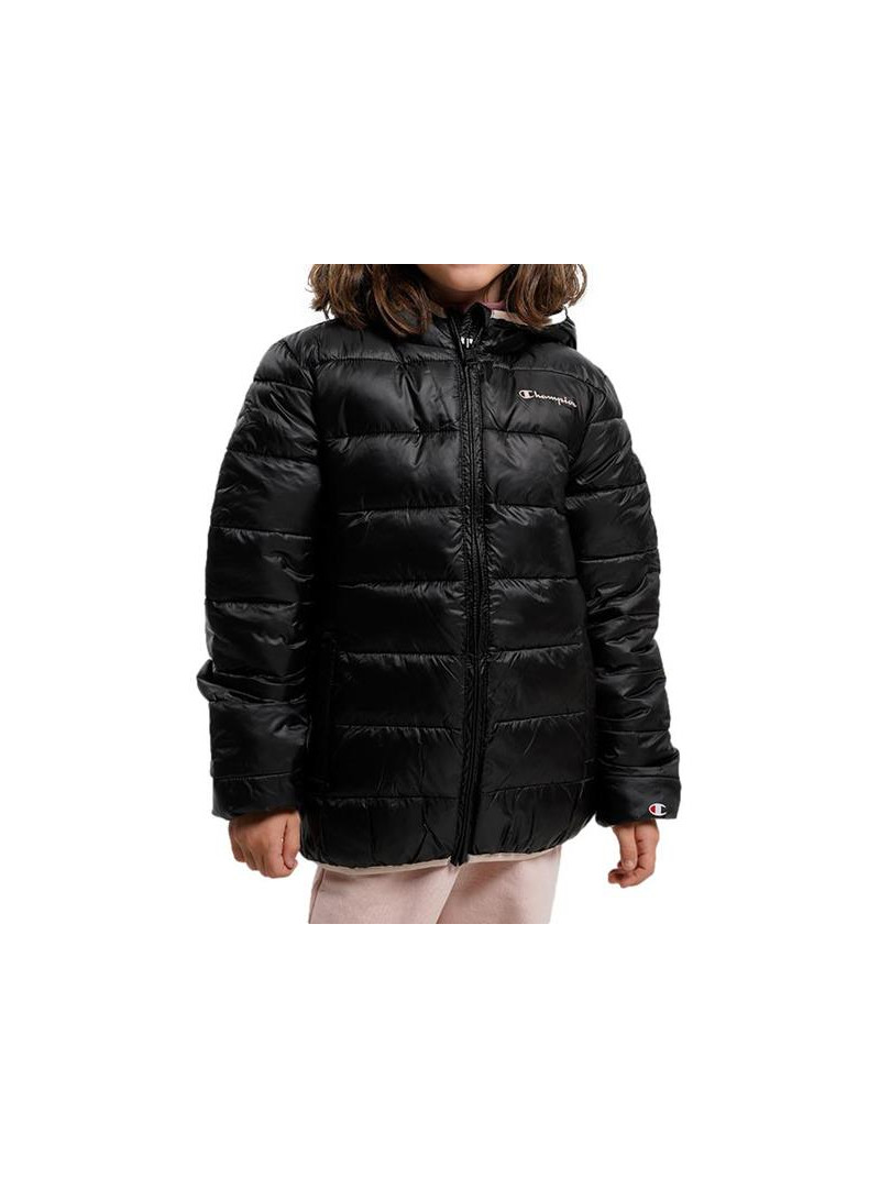 Champion Dziecięca Kurtka Hooded Jacket 306197KK001 Czarny | Sklep Monotox