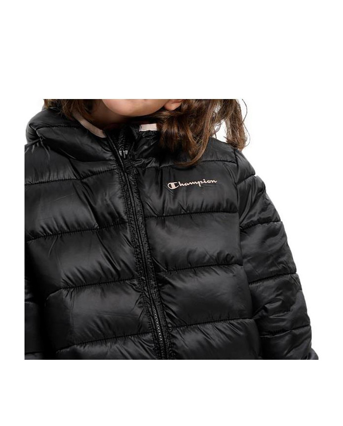 Champion Dziecięca Kurtka Hooded Jacket 306197KK001 Czarny | Sklep Monotox
