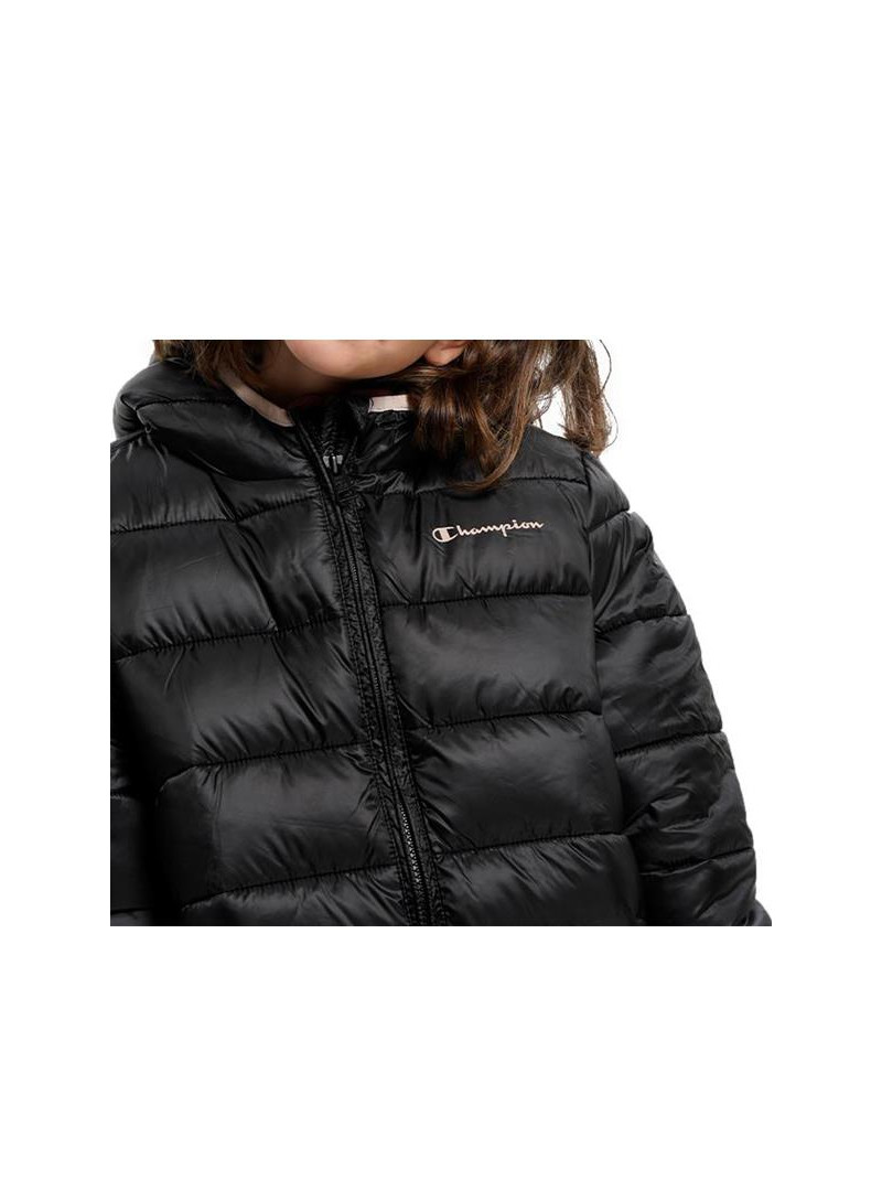 Champion Dziecięca Kurtka Hooded Jacket 306197KK001 Czarny | Sklep Monotox