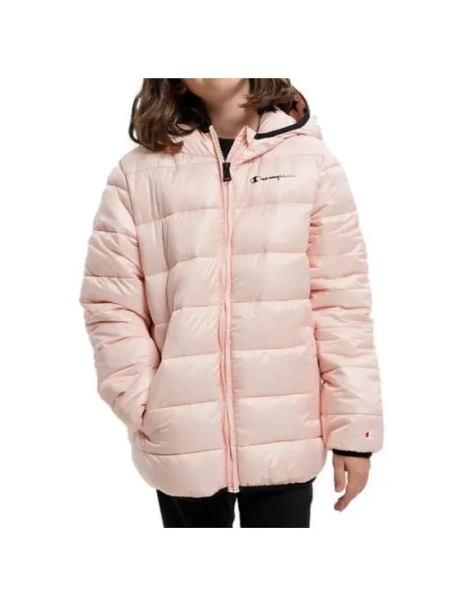 Champion Dziecięca Kurtka Hooded Jacket 306197PS075 Różowy | Sklep Monotox