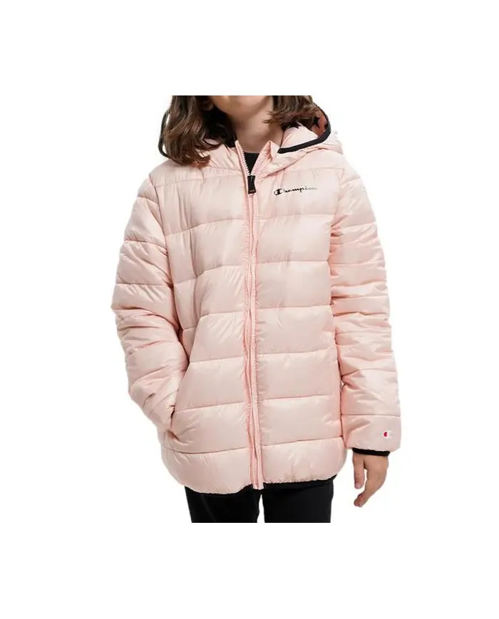 Champion Dziecięca Kurtka Hooded Jacket 306197PS075 Różowy | Sklep Monotox