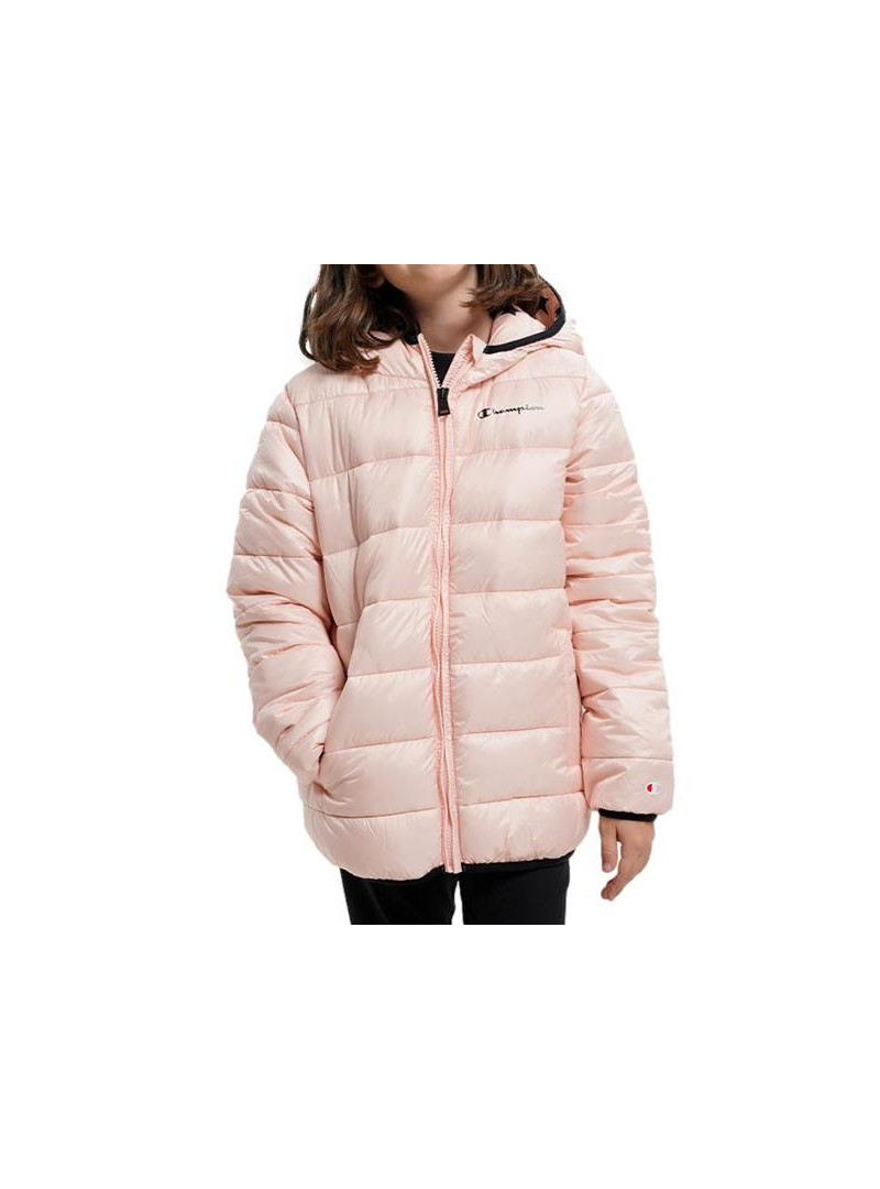 Champion Dziecięca Kurtka Hooded Jacket 306197PS075 Różowy | Sklep Monotox