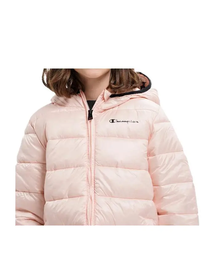 Champion Dziecięca Kurtka Hooded Jacket 306197PS075 Różowy | Sklep Monotox