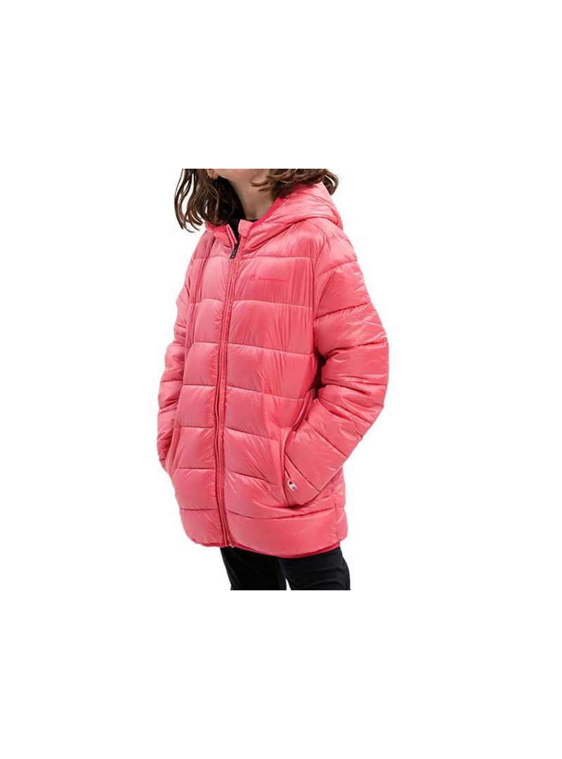 Champion Dziecięca Kurtka Hooded Jacket 306197PS171 Różowy | Sklep Monotox