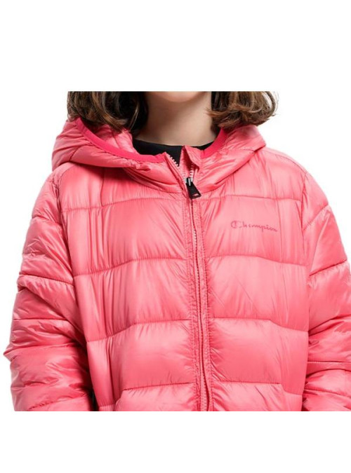 Champion Dziecięca Kurtka Hooded Jacket 306197PS171 Różowy | Sklep Monotox