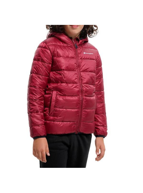 Champion Dziecięca Kurtka Hooded Jacket 306197RS506 Czerwony | Sklep Monotox