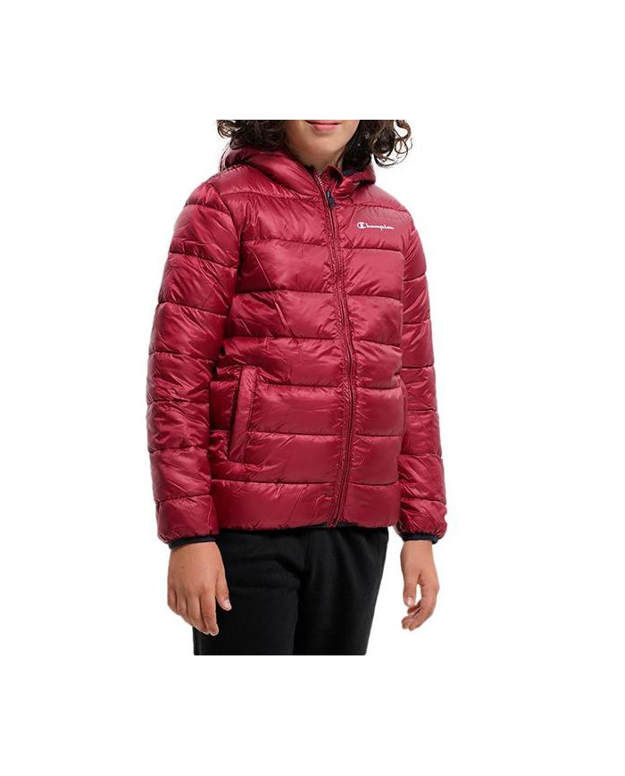 Champion Dziecięca Kurtka Hooded Jacket 306197RS506 Czerwony | Sklep Monotox