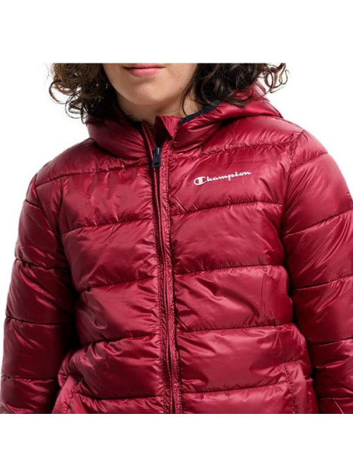 Champion Dziecięca Kurtka Hooded Jacket 306197RS506 Czerwony | Sklep Monotox