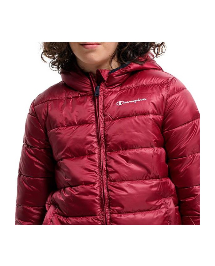 Champion Dziecięca Kurtka Hooded Jacket 306197RS506 Czerwony | Sklep Monotox