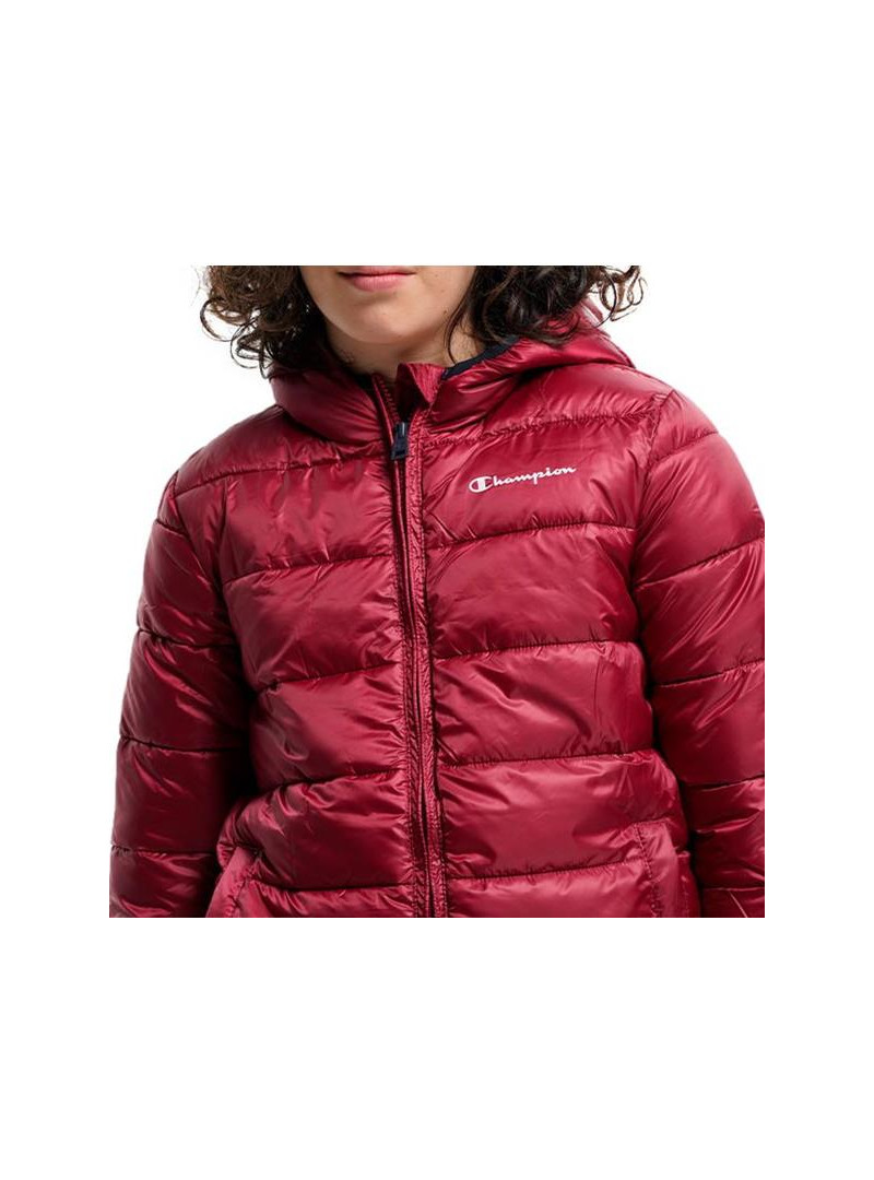 Champion Dziecięca Kurtka Hooded Jacket 306197RS506 Czerwony | Sklep Monotox