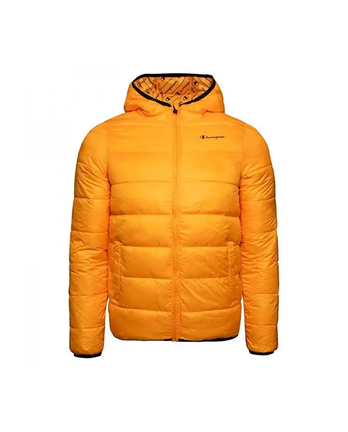 Champion Dziecięca Kurtka Hooded Jacket 306197YS113 Żółty | Sklep Monotox