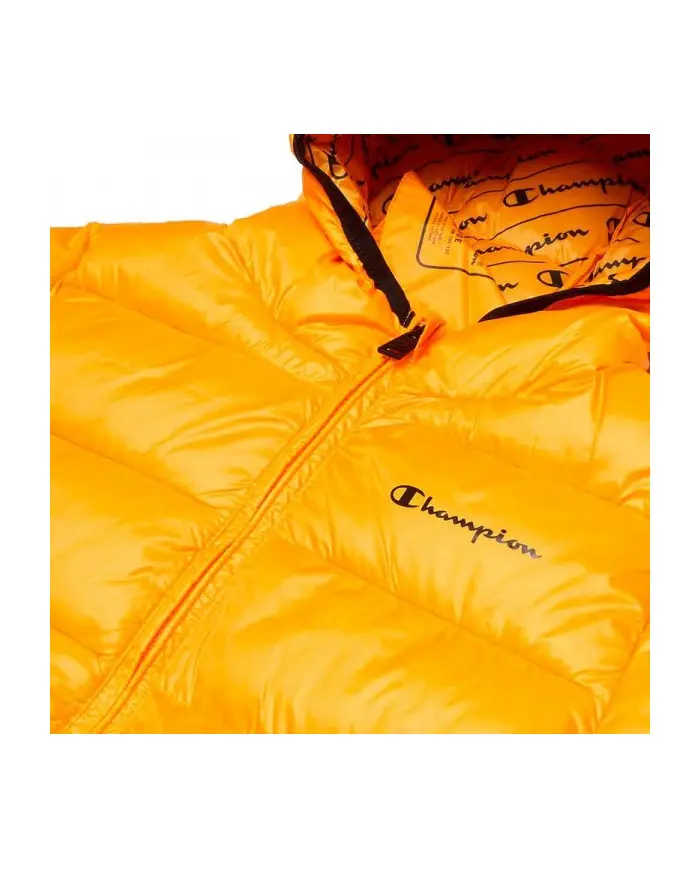 Champion Dziecięca Kurtka Hooded Jacket 306197YS113 Żółty | Sklep Monotox