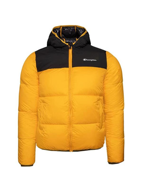 Champion Dziecięca Kurtka Hooded Jacket 306201YS113 Żółty | Sklep Monotox