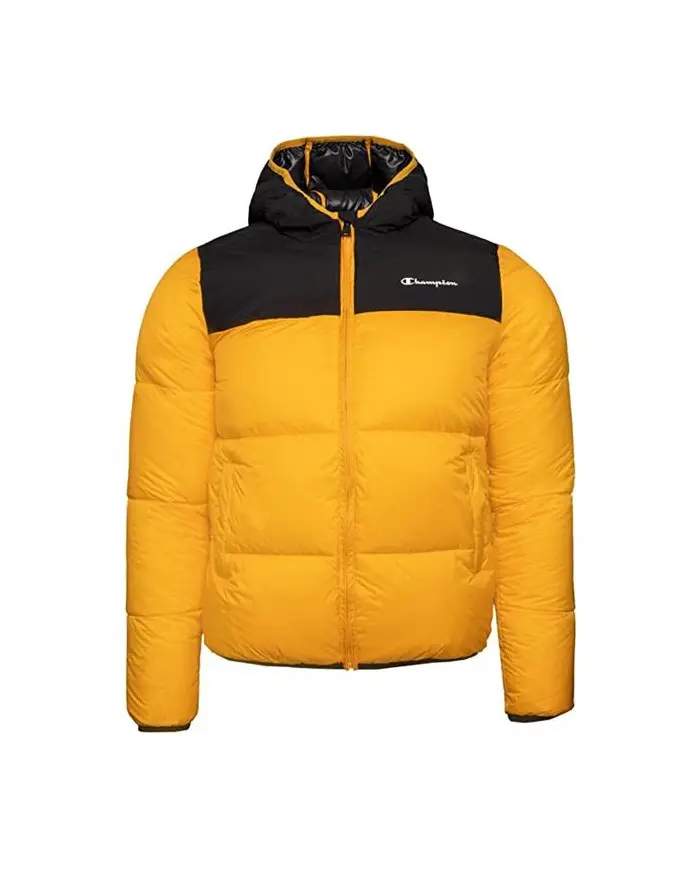 Champion Dziecięca Kurtka Hooded Jacket 306201YS113 Żółty | Sklep Monotox
