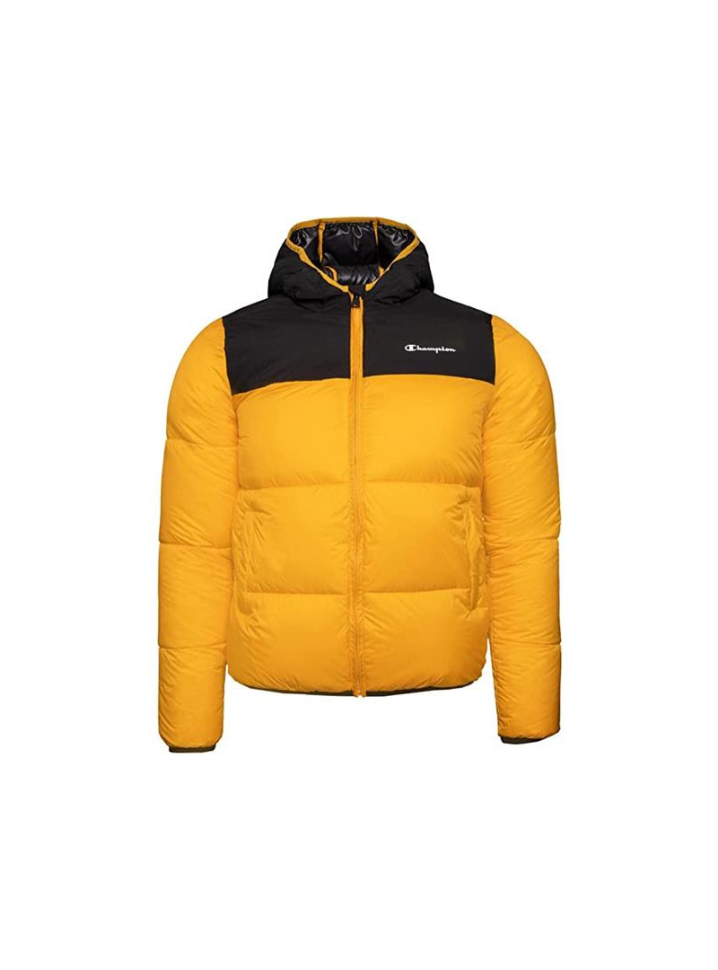Champion Dziecięca Kurtka Hooded Jacket 306201YS113 Żółty | Sklep Monotox