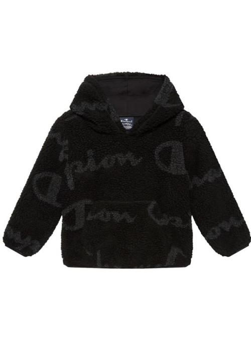 Champion Dziecięca Bluza Hooded Top 306206KL001 Czarny | Sklep Monotox