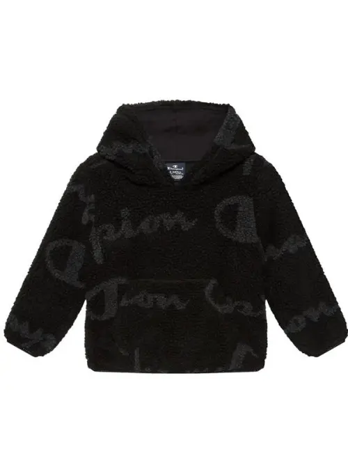Champion Dziecięca Bluza Hooded Top 306206KL001 Czarny | Sklep Monotox