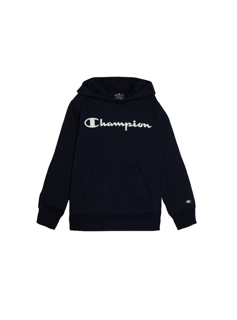 Champion Dziecięca Bluza Hooded Sweatshirt 306277KK001 Czarny | Sklep Monotox