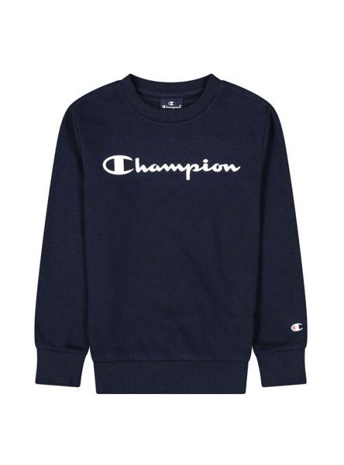 Champion Dziecięca Bluza Crewneck Sweatshirt 306278BS501 Granatowy | Sklep Monotox