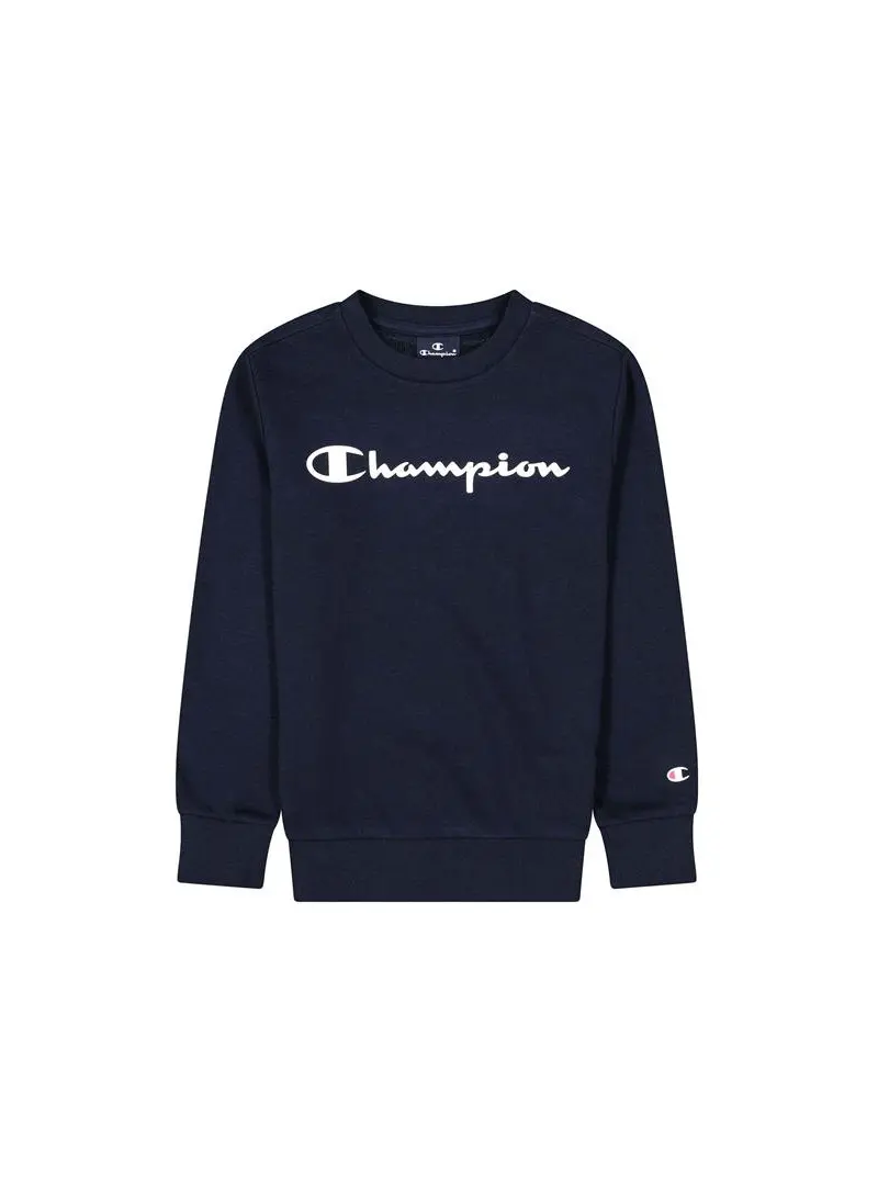 Champion Dziecięca Bluza Crewneck Sweatshirt 306278BS501 Granatowy | Sklep Monotox
