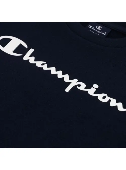 Champion Dziecięca Bluza Crewneck Sweatshirt 306278BS501 Granatowy | Sklep Monotox