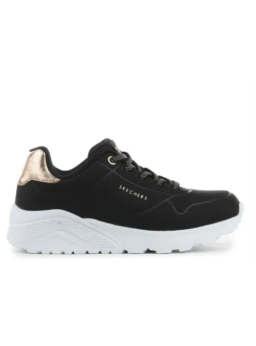 Skechers Damskie Sneakersy Uno Lite 310384LBLK Czarny | Sklep Monotox