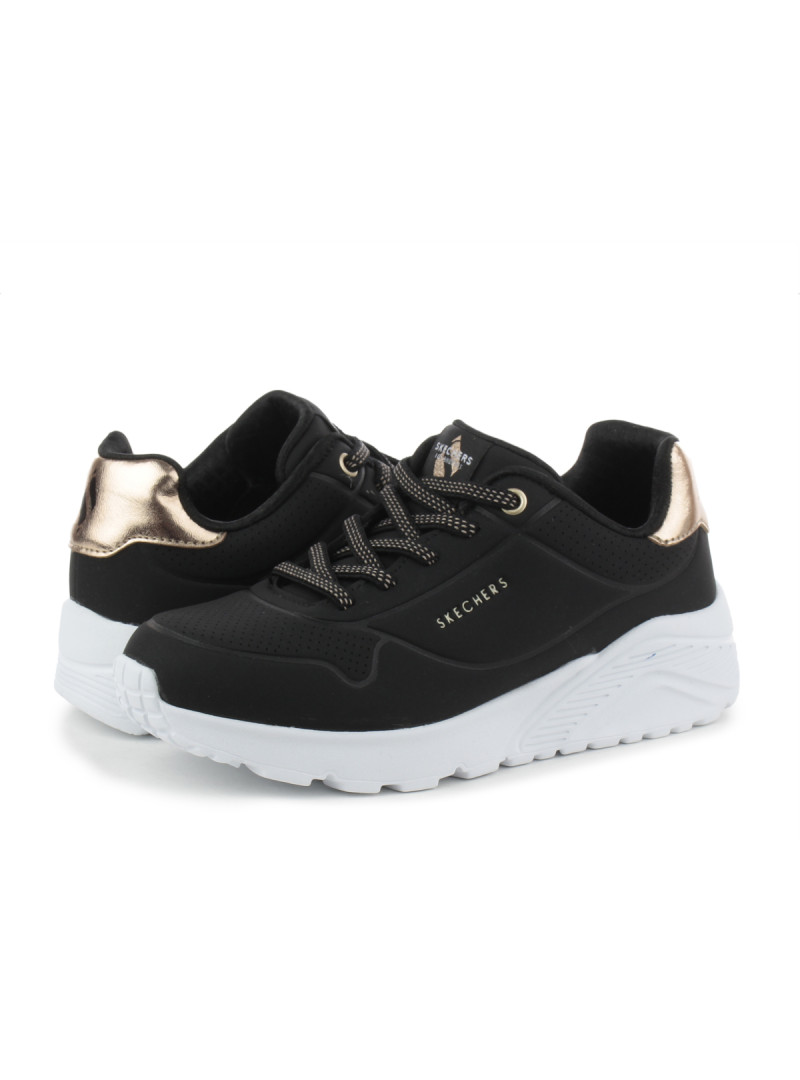 Skechers Damskie Sneakersy Uno Lite 310384LBLK Czarny | Sklep Monotox