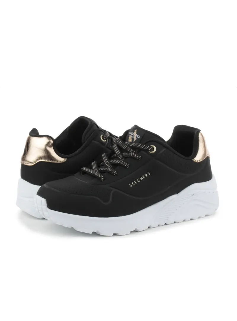 Skechers Damskie Sneakersy Uno Lite 310384LBLK Czarny | Sklep Monotox