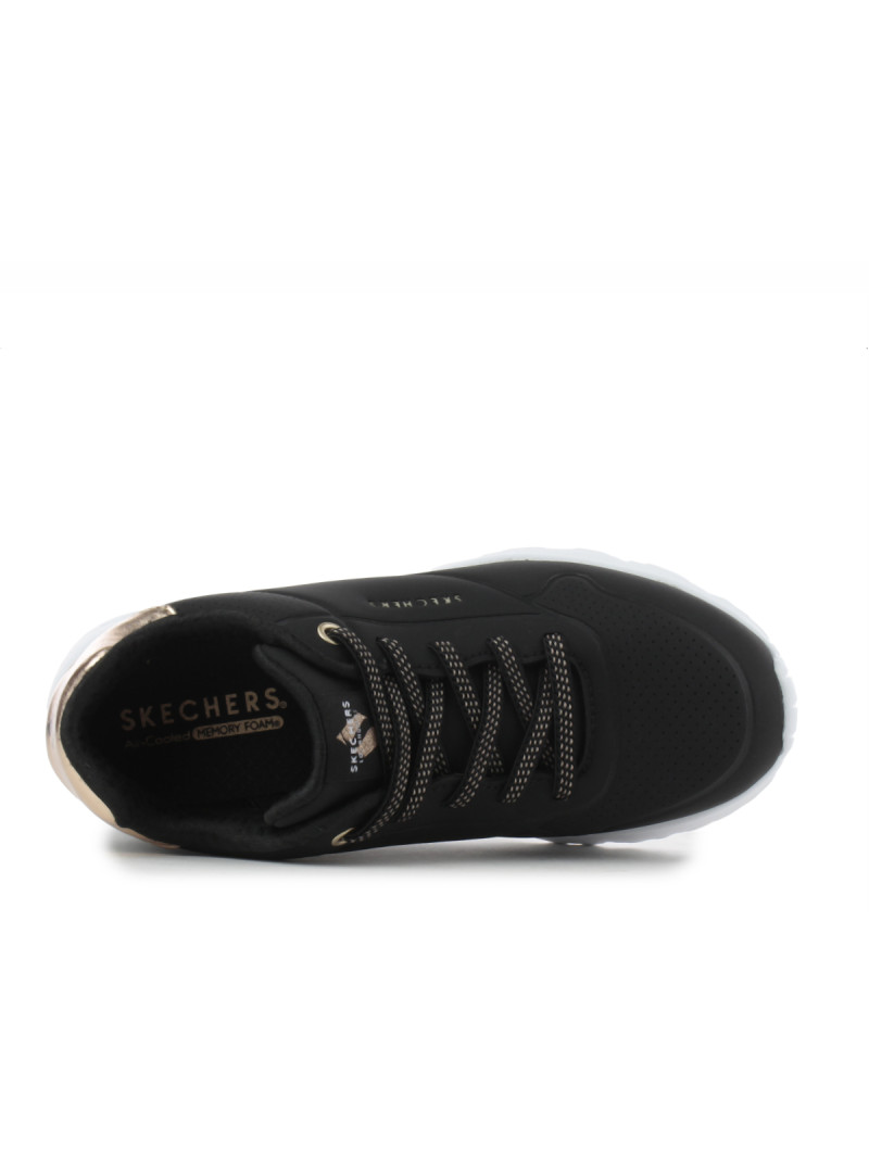 Skechers Damskie Sneakersy Uno Lite 310384LBLK Czarny | Sklep Monotox