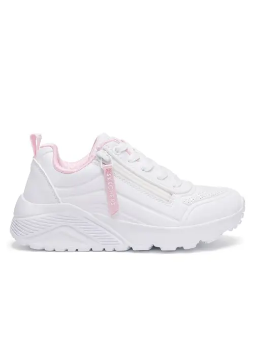 Skechers Dziecięce Junior Sneakersy Uno Lite Easy Zip 310387LWHT Biały | Sklep Monotox