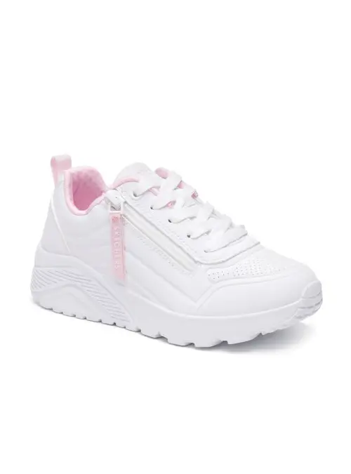 Skechers Dziecięce Junior Sneakersy Uno Lite Easy Zip 310387LWHT Biały | Sklep Monotox