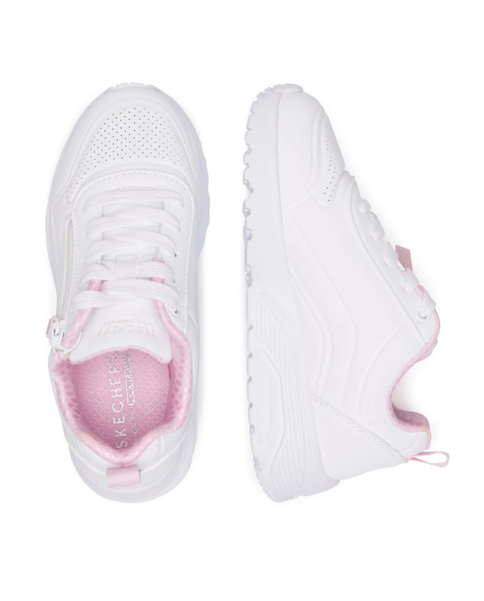 Skechers Dziecięce Junior Sneakersy Uno Lite Easy Zip 310387LWHT Biały | Sklep Monotox