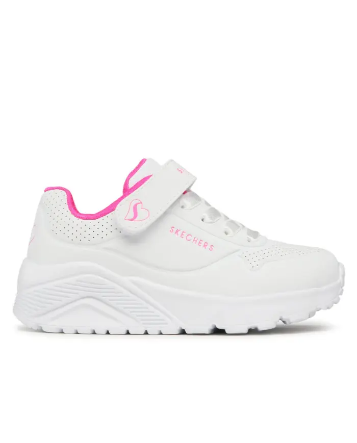Skechers Dziecięce Sneakersy Uno Lite 310451LWHP Biały | Sklep Monotox