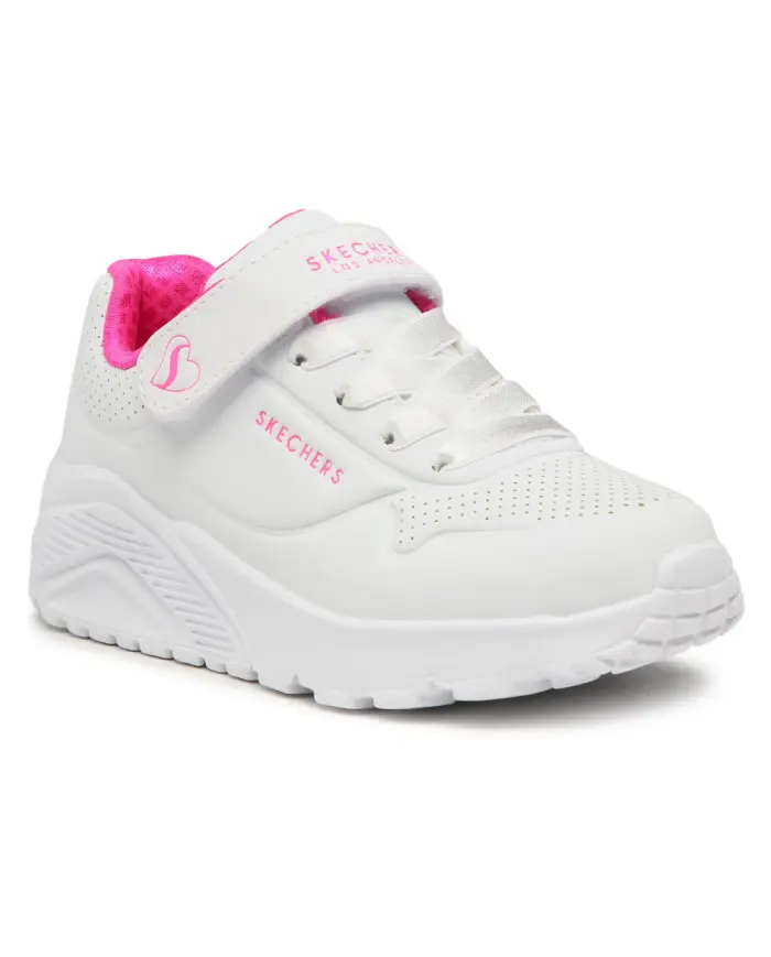 Skechers Dziecięce Sneakersy Uno Lite 310451LWHP Biały | Sklep Monotox