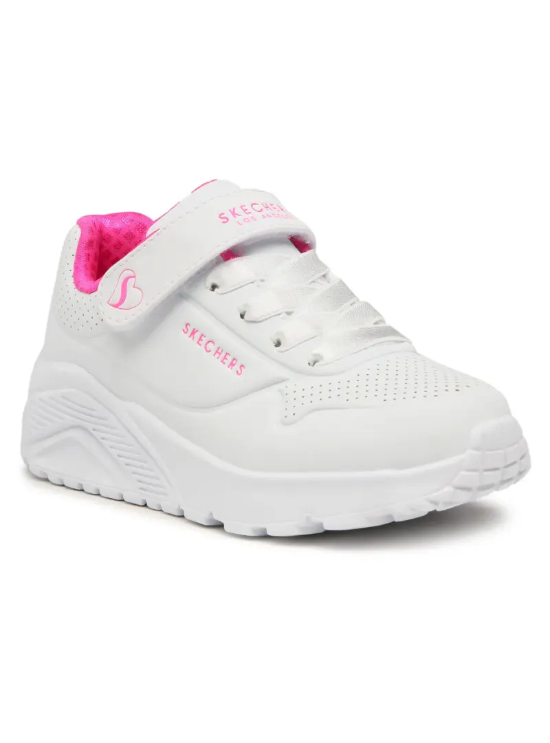 Skechers Dziecięce Sneakersy Uno Lite 310451LWHP Biały | Sklep Monotox