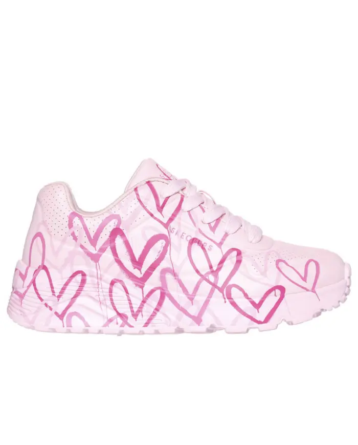 Skechers Dziecięce Sneakersy Uno Lite Spread 314065LLPMT Różowy | Sklep Monotox