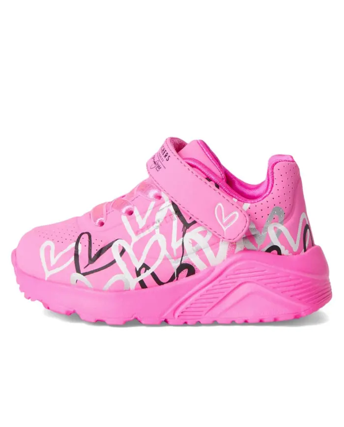 Skechers Dziecięce Sneakersy Uno Lite 314078NHPMT Love Levitate 314078NHPMT Różowy | Sklep Monotox