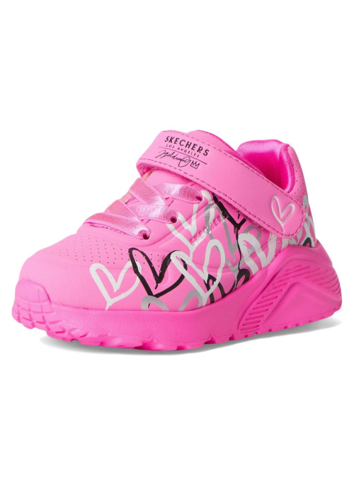 Skechers Dziecięce Sneakersy Uno Lite 314078NHPMT Love Levitate 314078NHPMT Różowy | Sklep Monotox