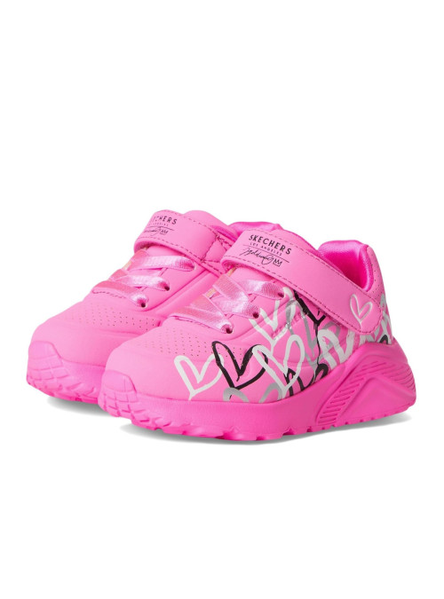Skechers Dziecięce Sneakersy Uno Lite 314078NHPMT Love Levitate 314078NHPMT Różowy | Sklep Monotox