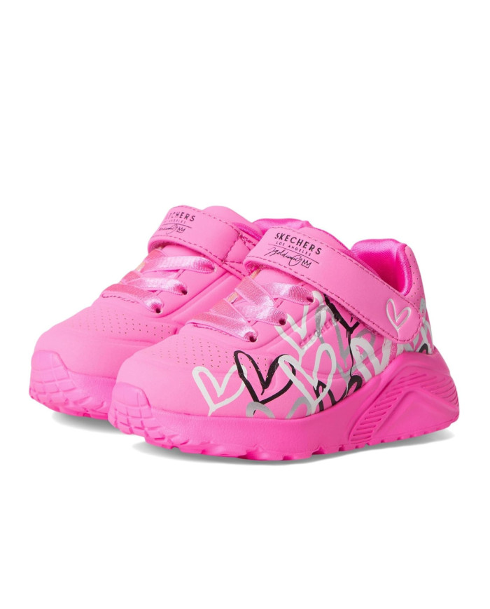 Skechers Dziecięce Sneakersy Uno Lite 314078NHPMT Love Levitate 314078NHPMT Różowy | Sklep Monotox