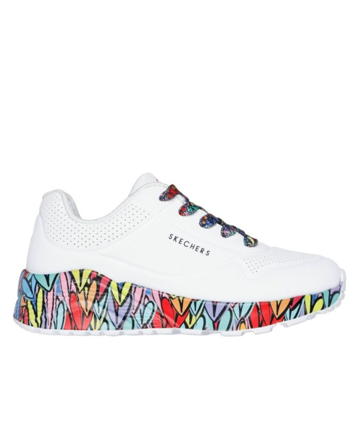 Skechers Dziecięce Sneakersy Uno Lite-subtle Love 314088LWMLT Biały | Sklep Monotox