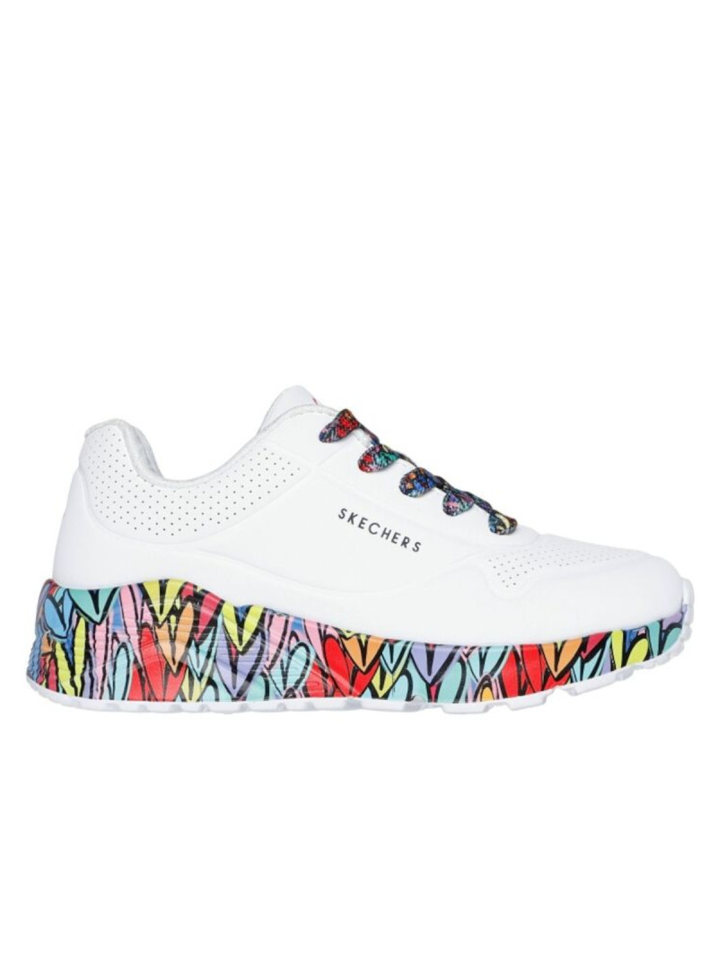 Skechers Dziecięce Sneakersy Uno Lite-subtle Love 314088LWMLT Biały | Sklep Monotox